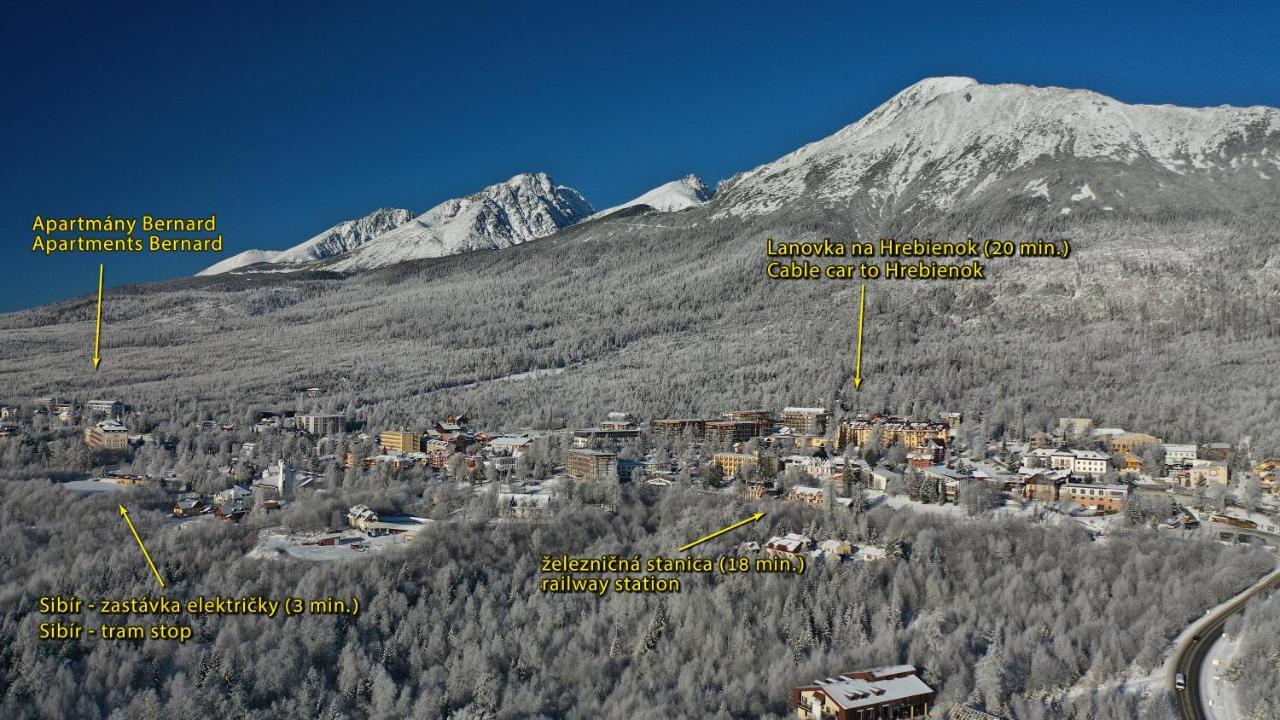 Cozy Studio With Netflix - Apartmanovy Dom Bernard Vysoké Tatry Exterior photo